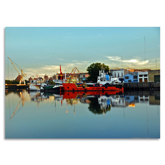 Acrylglasbild - Small Harbor