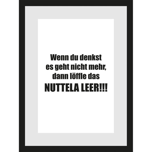 Rahmenbild - Nutella leer!!!