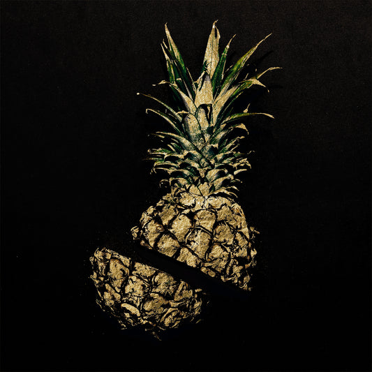 Blattgold Bild - Gold Pineapple