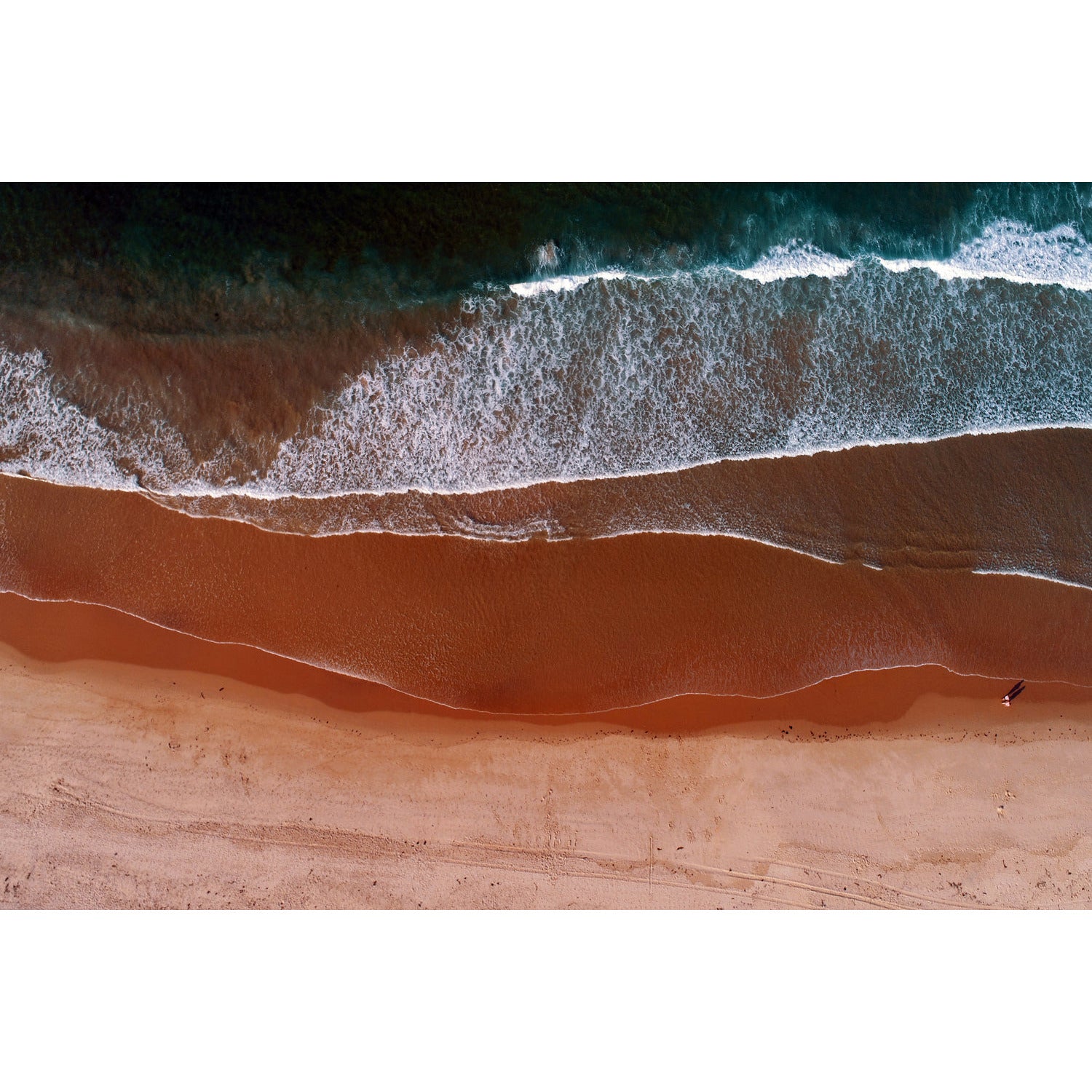 Leinwandbild - Dark Beach