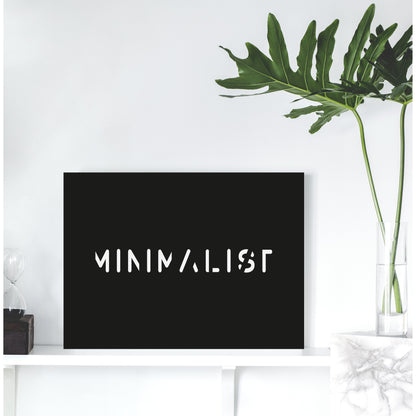 Leinwandbild - Minimalist Wohnbeispiel