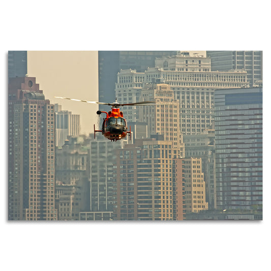 Acrylglasbild - New York Flight