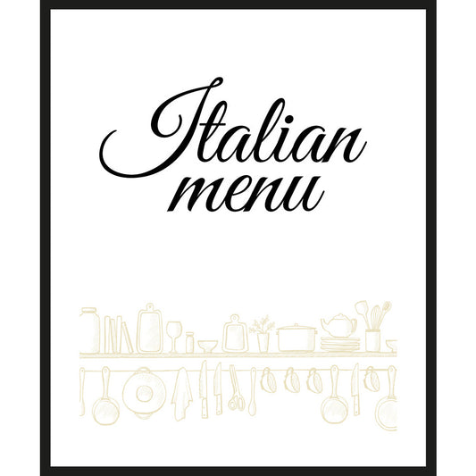 Rahmenbild - Italian Menu