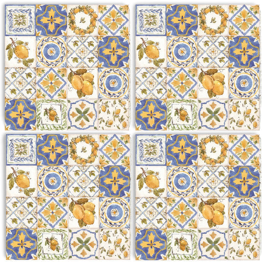 Steinuntersetzer-Set - Tiles