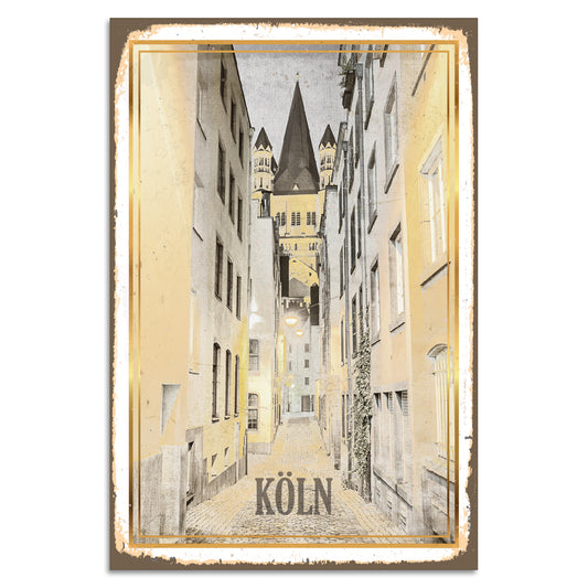 Blechschild - Köln