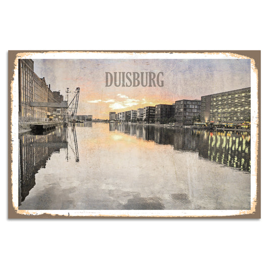 Blechschild - Duisburg