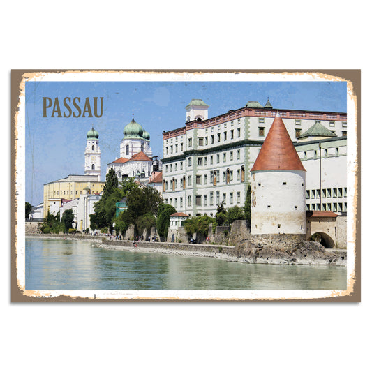 Blechschild - Passau