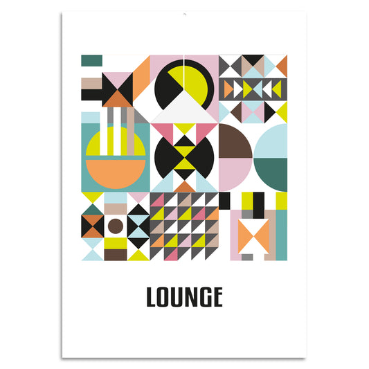 Blechschild - LOUNGE