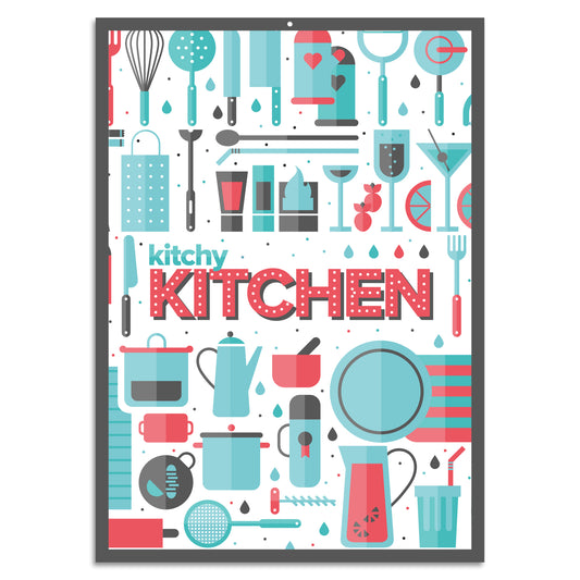 Blechschild - kitchy KITCHEN