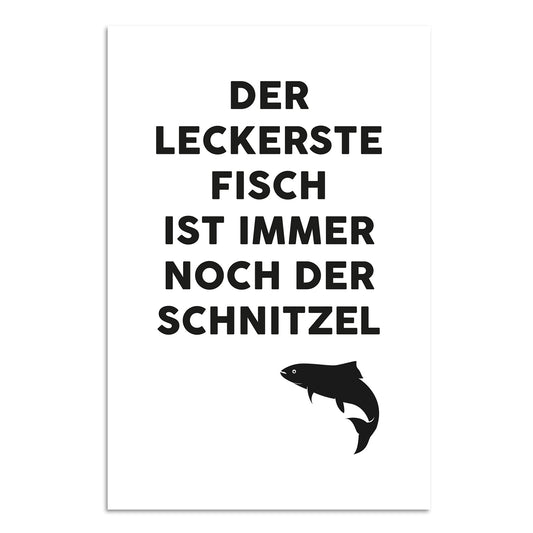 Blechschild - Der leckerste Fisch