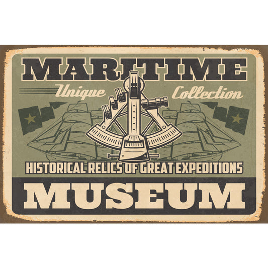 Blechschild - Maritime Museum