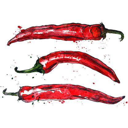 Spritzschutz - Chillies